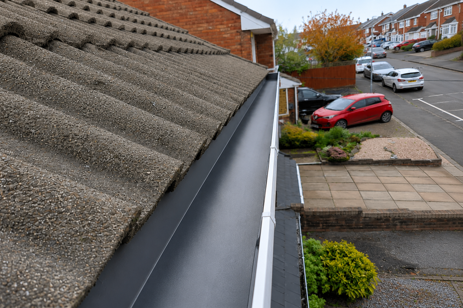 After professional gutter cleaning Birmingham — clear system, full protection restored for roof walls and foundations